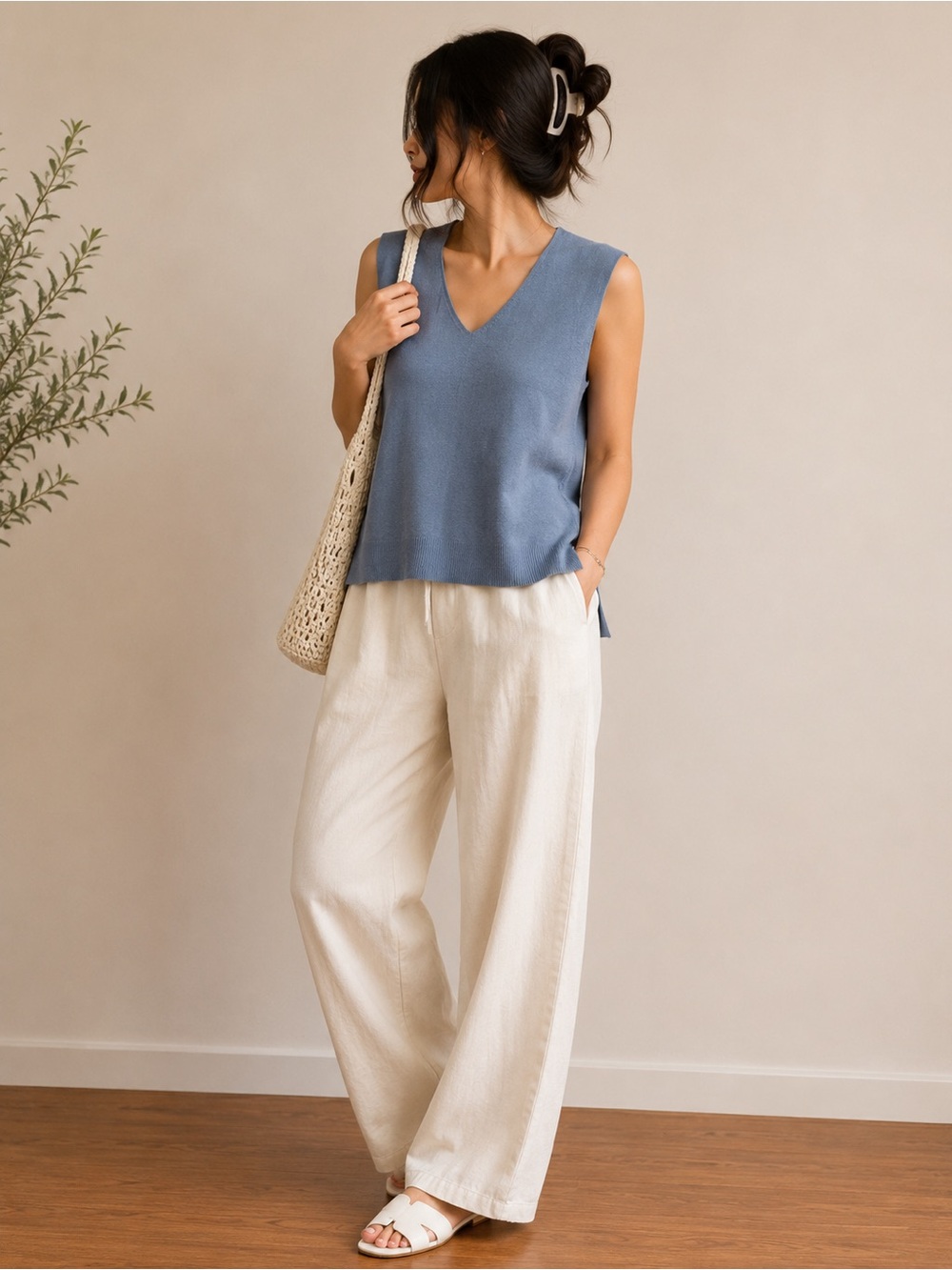 Muji sweater vest